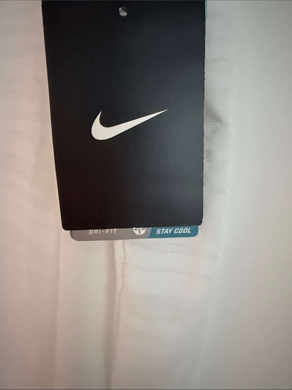 Nike White Dri-FIT Mesh Racerback Tank - Picture 3 of 10
